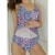 Vanilla Blush Ladies' Purple Ostomy Swimsuit (Indy Swim)