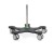 Bristol Maid Four-Hook Mobile IV Stand (With Handle & Green Cap)