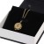 SOS Talisman Gold Tone St George Engraved Medical ID Necklace and Pendant