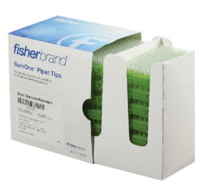 Fisherbrand SureOne Yellow Reload Graduated Non-Sterile 200 μL Pipette Tips (Pack of 960)