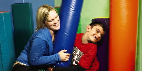 Soft play materials are for younger children