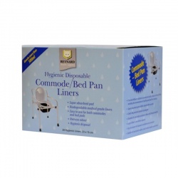 Reynard Disposable Bed Pan/Commode Liners (Pack of 20)