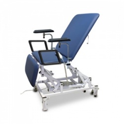 Bristol Maid Electric Three-Section Bariatric Phlebotomy Chair with Hand Switch
