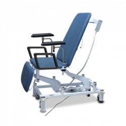 Bristol Maid Electric Three-Section Phlebotomy Chair with Foot Switch