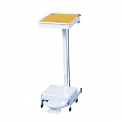 Sunflower Medical 20 Litre Free-Standing Sack Holder with Yellow Lid for Incineration