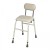 Height-Adjustable Kitchen Perching Stool (White)