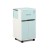 Bristol Maid Two-Tone Bedside Cabinet (Cupboard and Lockable Flap)