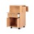 Bristol Maid Beech Bedside Cabinet (Two Drawers and Lockable Flap)
