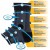 OrthoSleeve AF7 Medical-Grade Ankle Support Compression Sleeve (Black)