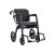 Rollz Motion 2 Matte Black Combined Rollator and Wheelchair