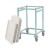 Bristol Maid Caretray Trolley - Low-Level Single-Column with One Shallow Tray and Two Deep Trays