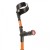 Flexyfoot Orange Comfort Grip Double Adjustable Crutch (Left Handed)