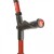 Flexyfoot Red Comfort Grip Double Adjustable Crutch (Left Handed)