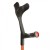 Flexyfoot Orange Comfort Grip Open Cuff Crutch (Left-Handed)