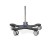 Bristol Maid Two-Hook Easy-Clean IV Stand with Blue Base