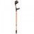 Flexyfoot Orange Comfort Grip Double Adjustable Crutch (Left Handed)