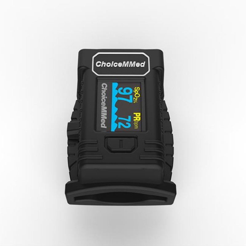 Black fingertip pulse oximeter