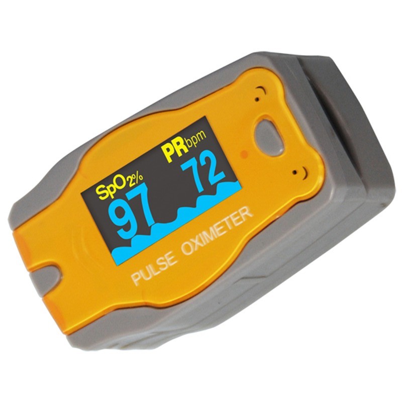 Pulse oximeter with brown bear design