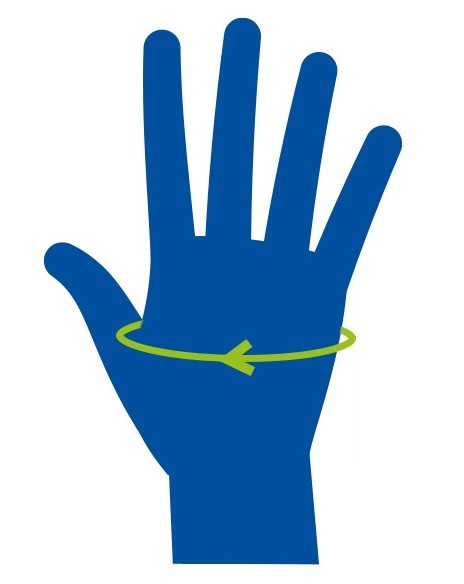 Measure the circumference of your hand for these Arthritis Relief Gloves
