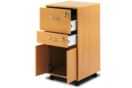 Beech Hospital Bedside Cabinets