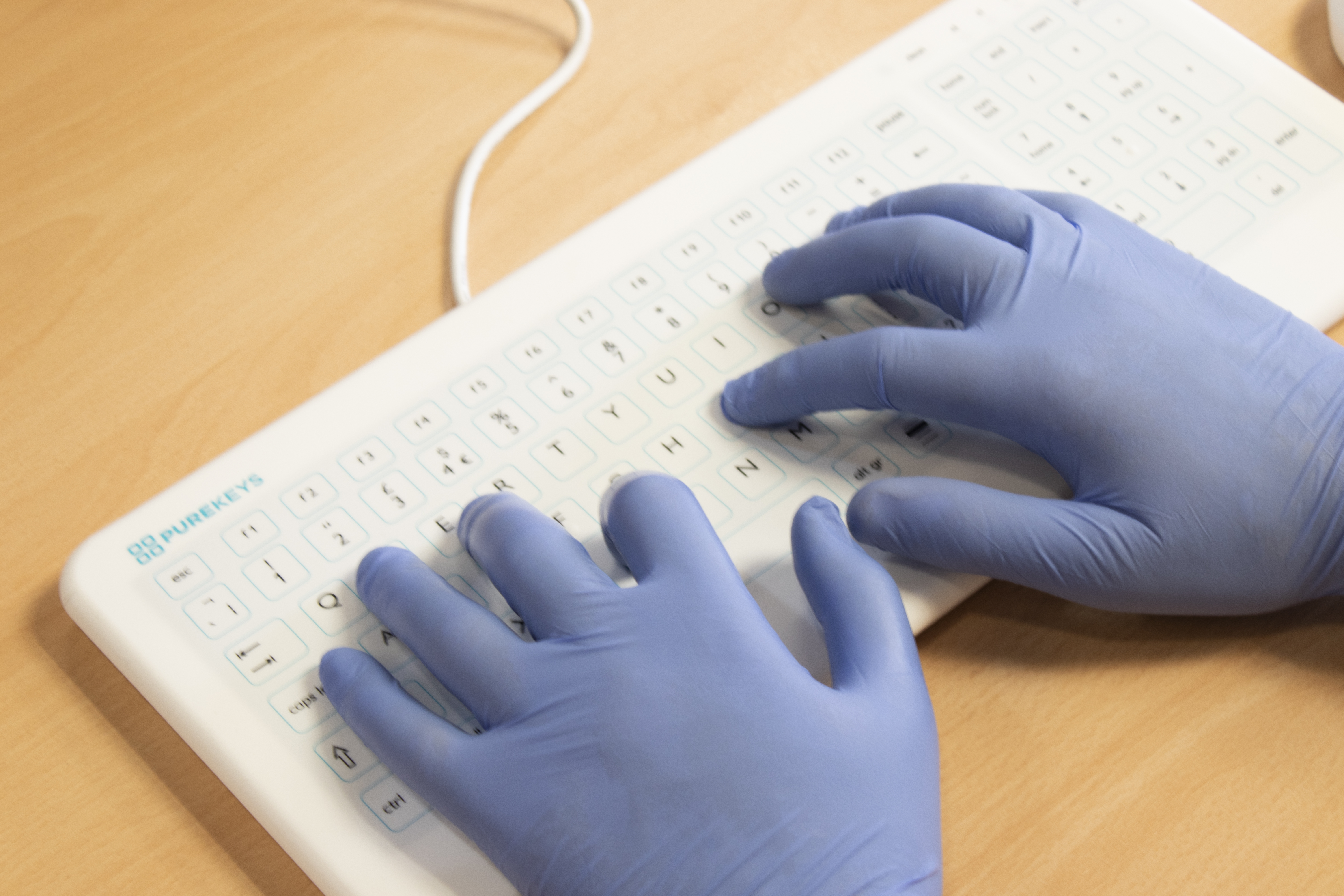 Purekeys Keyboards Prevent Infection from Spreading