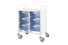 Sunflower Trolleys with Blue Trays