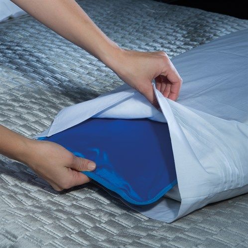 Inserted inside a pillow for alleviating overheating during summer
