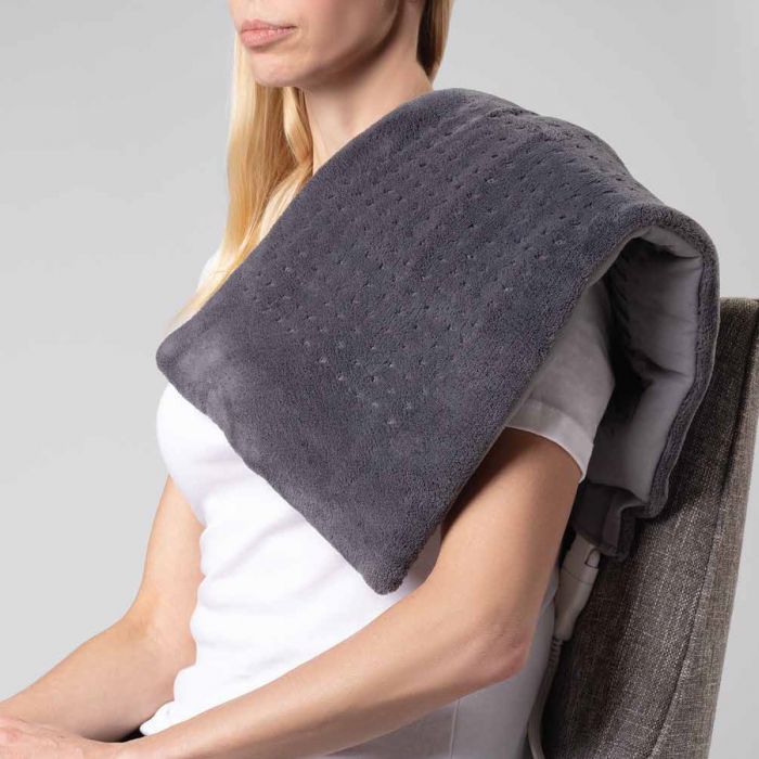 Heavy clay beads make the blanket weighted