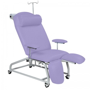 Sunflower Medical Lilac Fusion Fixed-Height Treatment Chair with Locking Castors