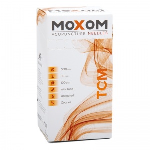 MOXOM TCM Uncoated Acupuncture Needles (Pack of 100)