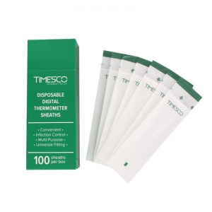 Timesco Rappid Thermometers Sheath Covers (Box of 100)