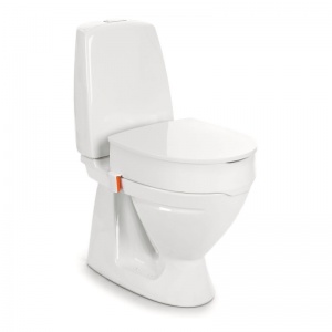 Etac My-Loo Raised Lidded Toilet Seat with Brackets (10cm)