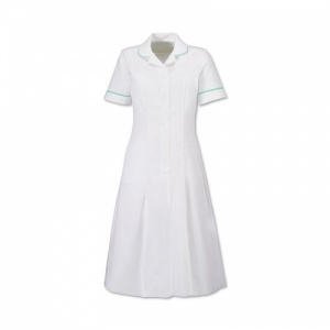 Alexandra Workwear Traditional Women's White Classic Collar Dress