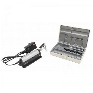 HEINE BETA 400 LED F.O. Otoscope Set with USB Cord and Plug-In Power Supply