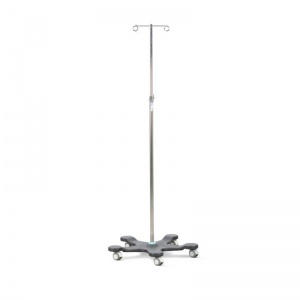 Bristol Maid Two-Hook Spearmint-Cap Medical Drip Stand