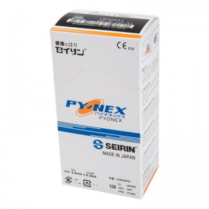 SEIRIN New PYONEX Acupuncture Needles for Children 0.11 x 0.30mm (Pack of 100)