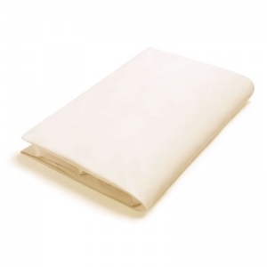 Sleep Knit Polycotton Cream Pillowcase (50 x 75cm)