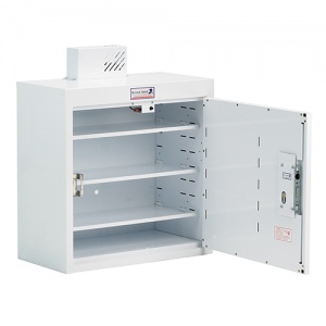 Bristol Maid 500 x 300 x 600mm Single-Door Drug and Medicine Cabinet with MDS Capacity of 2 Frames and Left-Side Opening Door