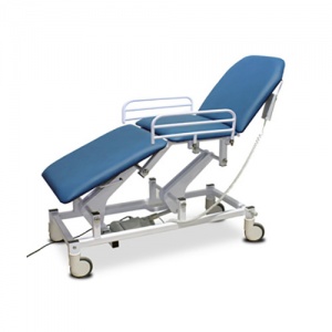 Bristol Maid Electric Three-Section Mobile Treatment and Examination Couch with Hand Switch