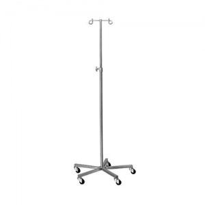 Bristol Maid Four-Hook Stainless Steel Infusion Stand