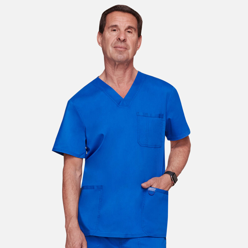 Cherokee CHWW670 Royal Scrub Top - MedicalSupplies.co.uk