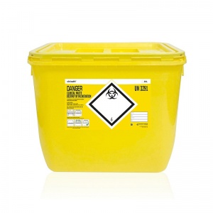 Clinisafe 30 Litre Clinical Waste Yellow Bin (Pack of 10)