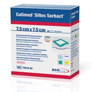 Cutimed Siltec Sorbact Wound Dressing (Multipack)