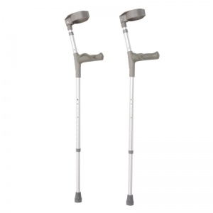 Drive Medical Aluminium Forearm Crutches with Anatomical Grips