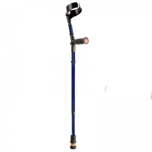 Flexyfoot Standard Blue Soft Grip Handle Closed Cuff Crutch (Single)