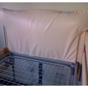 Head and Footboard Cot Bumper with Foam Padding for Standard Height Casa Profiling Beds