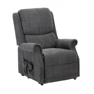 Drive Indiana Petite Charcoal Rise and Recline Armchair