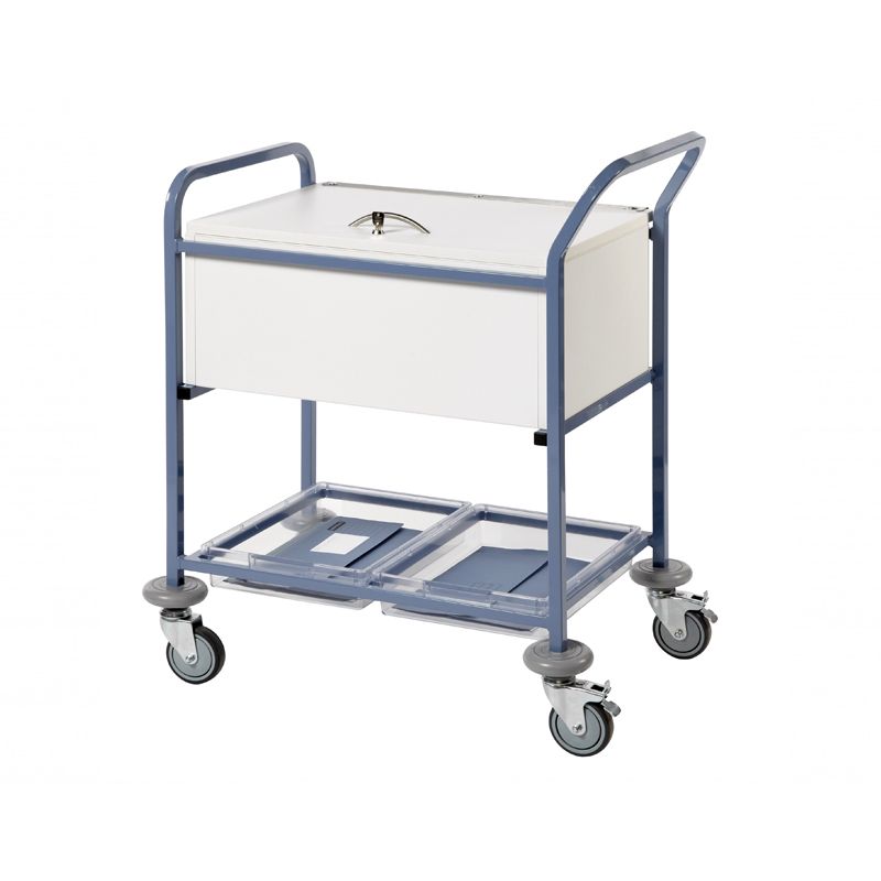 Sunflower Medical Locked Top Records Transfer Trolley MedicalSupplies