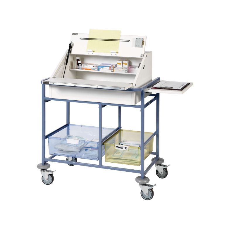 Sunflower Medical Medium Ward Drug and Medicine Dispensing Trolley with