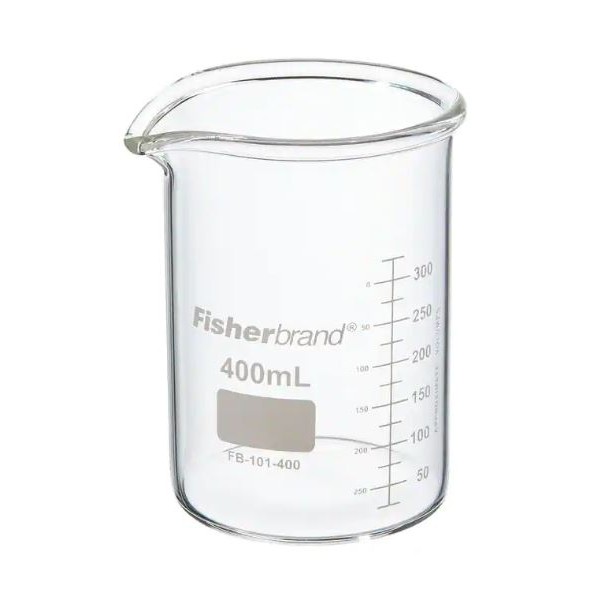 Fisherbrand Beakers 400ml 12 pcs MedicalSupplies.co.uk